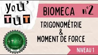 Miniature : 📚YOU’TUT📚 - BIOMÉCANIQUE : Trigonométrie et moment de force (niveau 1)