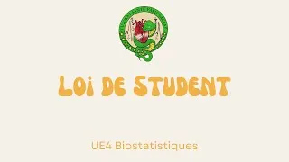 Miniature : Biostatistiques - LOI DE STUDENT