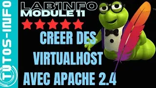 Miniature : CREER DES VIRTUALHOSTS DANS APACHE (module 11)