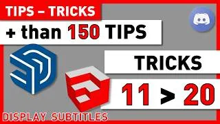 Miniature : Tips 11 to 20 of over 150 tips, tricks... offered - free SketchUp tutorial