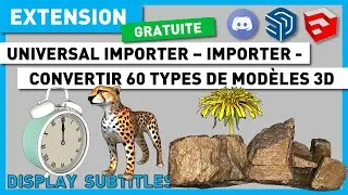 Miniature : Universal Importer - Importer - Convertir 60 types de modèles 3D - FBX OBJ STL GLTF DAE STEP plugin