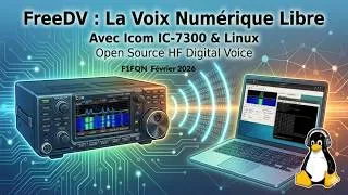 Miniature : Presentation de FreeDV : La voix numerique libre pour les bandes HF (1ere partie)