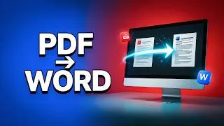 Miniature : Comment Convertir Un PDF En Document Word (DOCX) Sur PC ( Guide Complet )