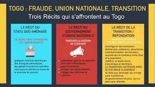 Miniature : FRAUDE, UNION NATIONALE, TRANSITION : TROIS RÉCITS QUI S’AFFRONTENT au TOGO