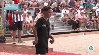 Miniature : Pétanque : demi-finale triplette minimes (Mondial Jeunes Romans 2026)