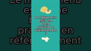 Miniature : Le méga menu est-il une bonne pratique en référencement ? 🫣#seo #referencementnaturel #twaino