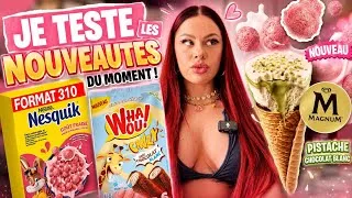 Miniature : JE TESTE LES NOUVEAUTÉS DU MOMENT : Waouh surgelé, Pitch banane, glaces Magnum, Nesquik fraise...