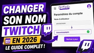 Miniature : Changer Son Nom Twitch en 2026 : Le Guide Complet