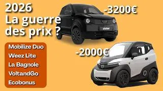 Miniature : Quad’neuf Docteur #1 : Chute des prix chez Silence et Ligier, fin du Mobilize Duo, La Bagnole avance