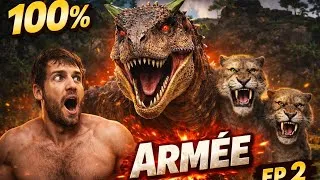 Miniature : Je tame mes premiers carnivores ! #arksurvivalevolved #100%
