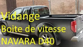 Miniature : ✅ Vidange boîte de vitesse NISSAN NAVARA D40 (tuto)