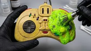 Miniature : Can This Yellowed Sega Controller Look New Again?