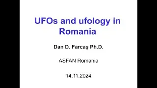 Miniature : UFOs and Ufology in Romania