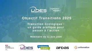 Miniature : Webinaire Edec | Transition écologique : un guide pratique pour passer à l'action