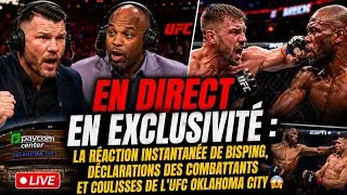 Miniature : UFC Oklahoma City EN DIRECT : Réactions exclusives, instantanée de Bisping | Du Plessis vs Usman.