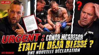Miniature : 🚨URGENT :Nouvelle déclaration sur Conor McGregor… Était-il blessé avant le combat contre  Holloway ?