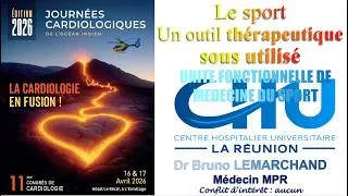 Miniature : Bénéfices du sport pour la santé. Passé Présent Futur. Journées de Cardiologies de l'OI 2026.
