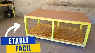 Miniature : FABRICATION D'UN ÉTABLI SIMPLE SUR ROULETTES