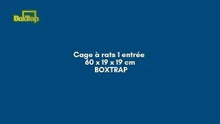 Miniature : Cage à rats 1 entrée, 60 x 19 x 19 cm BOXTRAP