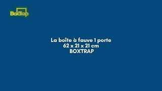 Miniature : Boîte à fauve 1 porte, 62 x 21 x 21 cm BOXTRAP