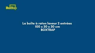 Miniature : Piège pour raton laveur 2 entrées, 100 x 30 x 30 cm BOXTRAP