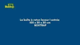 Miniature : Piège pour raton laveur 1 entrée, 100 x 30 x 30 cm BOXTRAP