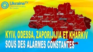 Miniature : Kyiv, Odessa, Zaporijijia et Kharkiv sous des alarmes constantes