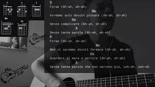 Miniature : Tommaso Paradiso ❤️ "Forse" 🎸 Cover+Tab+Paroles (Guitare) Chitarra+Parole