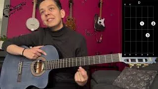 Miniature : Cours #07 🎸 Accord D à la guitare