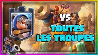 Miniature : Canonnier vs toutes les troupes ! - Clash Royale