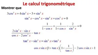 Miniature : Exercice sur le calcul trigonométrique niveau 3AC et TCS