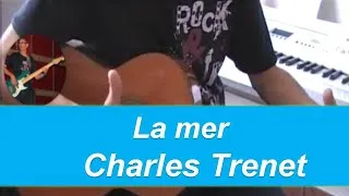 Miniature : La mer -Charles Trenet - Mélodie pour la guitare + Tablature