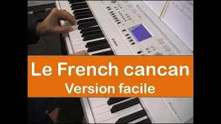 Miniature : French cancan - version facile pour piano et clavier + Partition