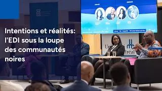 Miniature : Intentions et réalités: l'EDI sous la loupe des communautés noires.
