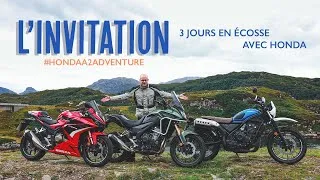 Miniature : J'AI ETE INVITE EN ROADTRIP par une MARQUE de moto ! - L'INVITATION - 3 jours en Ecosse avec Honda