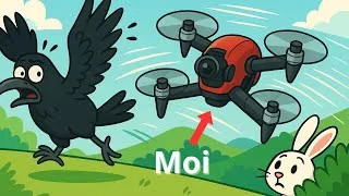 Miniature : J’ai SUIVI un CORBEAU avec mon drone FPV... (Et pas que 🦆)