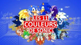 Miniature : Vert, Blanc, Jaune, Marron : Sonic n'a pas toujours été bleu