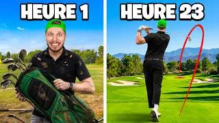 Miniature : J'ai 1H pour Apprendre le Golf avant d’affronter un joueur Pro.