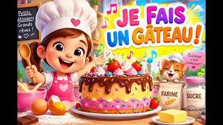 Miniature : 🎂 La Chanson du Gâteau Magique ! | Comptine Gourmande pour Bébés et Enfants ✨