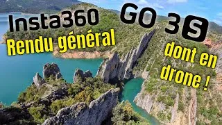 Miniature : Insta360 Go 3S [3/4] QUALITÉ D'IMAGE & sonore, réglages vidéo, rendu sur DRONE