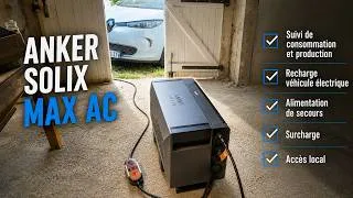 Miniature : Anker SOLIX Solarbank Max AC : ENFIN DES VRAIS TESTS !
