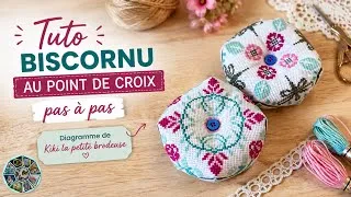 Miniature : Tuto broderie : comment réaliser un Biscornu (pas à pas)