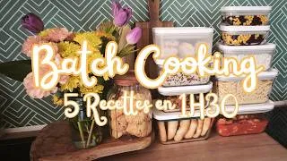 Miniature : 🥕🌷 BATCHCOOKING - 5 RECETTES EN 1H30 ☀️🍪 MAISON MATCHA  - UJDMA