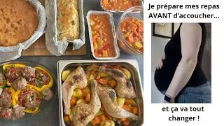 Miniature : Je prépare mes repas AVANT l'arrivée de bébé 3... et ça va tout changer