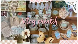 Miniature : Vlog créatif : vintage, brocante, vaiselle, dentelle