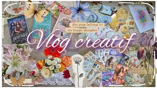 Miniature : Vlog créatif : brocante, lecture, créativité et papeterie ✨️🎀📚