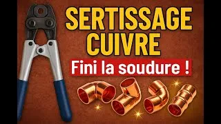 Miniature : COMMENT Sertir du CUIVRE sans SOUDURE ! Sertissage CUIVRE FACILEMENT | Un Ex No Life Bricole