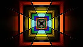 Miniature : 🎬 Écran de Veille 4K – Tunnel Prismatique Néon Multicolore – Visuel VJ (Sans Son)