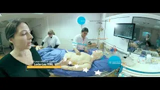 Miniature : Immersion 360° en anglais : centre de simulation médicale Nice-Harvard  - Université Côte d'Azur