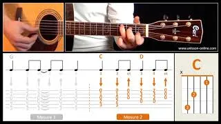 Miniature : Jouer Redemption song (Bob Marley) - Refrain. Tuto + Tab